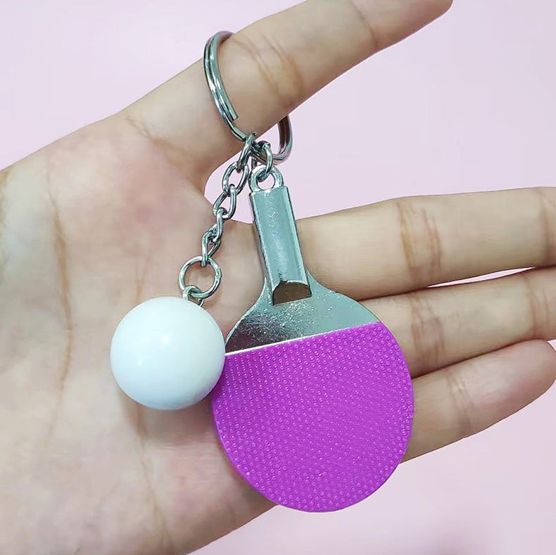 Wholesale Creative Table Tennis Ball Keychain